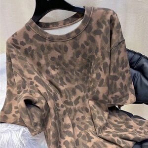 Leopard Print Women's Top